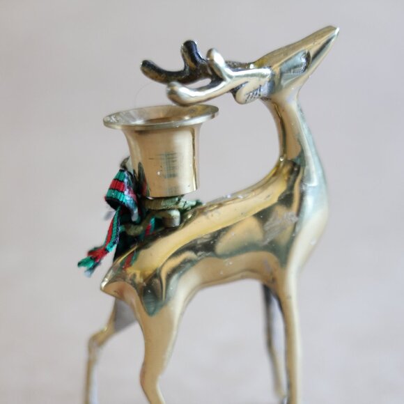 deer candlestick holder - Picture 6 of 7